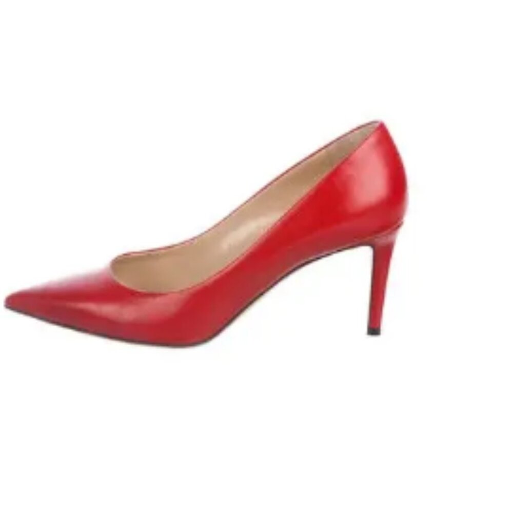Tamara Mellon Red Leather Rebel 75 pumps sz 6.5 made in Italy